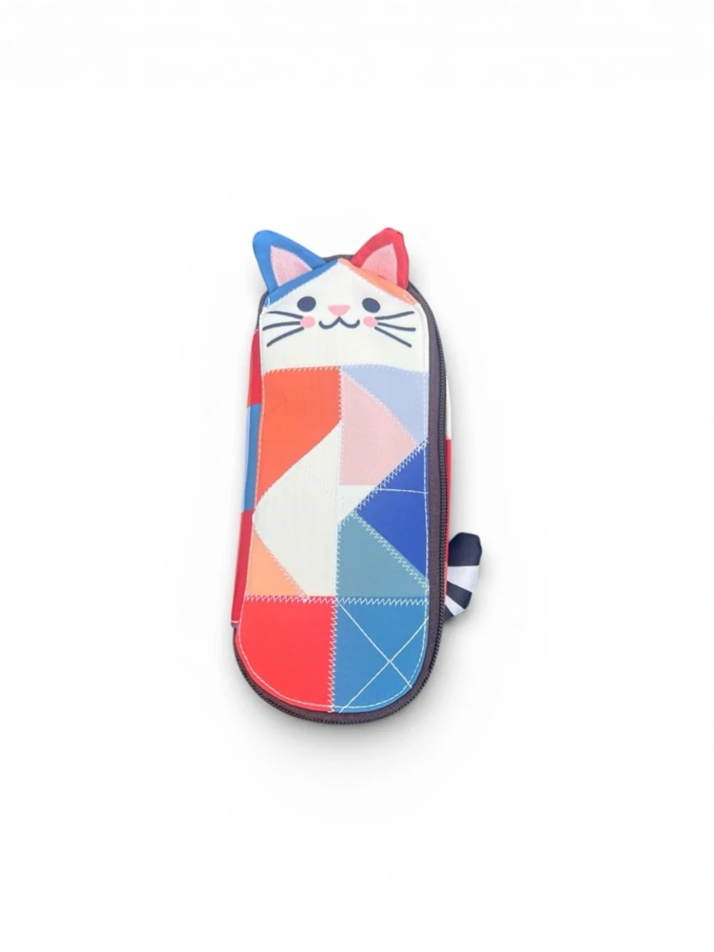 Fun. Eclectic. Purr-fectly Practical. Cosmetic bag.